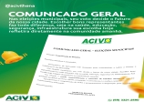 COMUNICADO GERAL – ELEIÇÕES MUNICIPAIS 